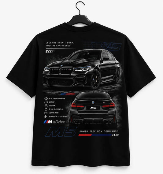 M Package BMW Graphic Printed Baggy Tee